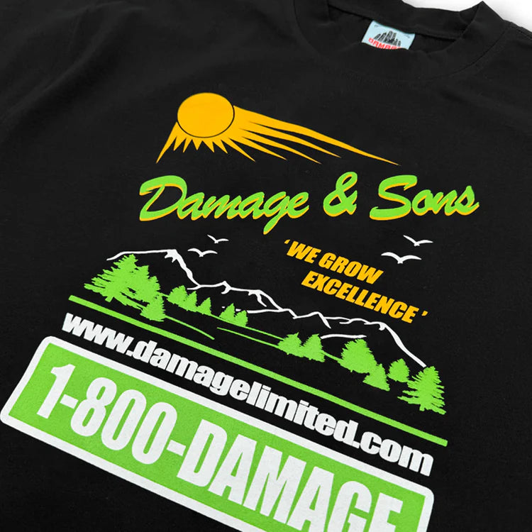 Damage - Landscapers Tee Black