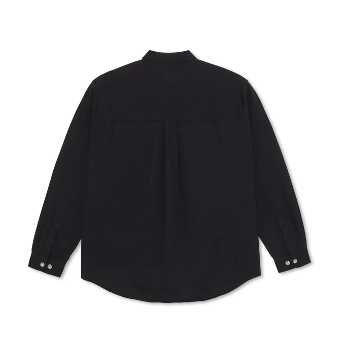 Camisa Mitchell LS Shirt | Herringbone - Black