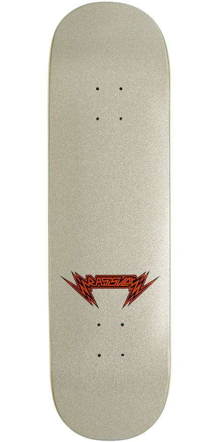 Tabla Rassvet Spark Skateboard Deck - White - 8.50 Rassvet Spark Skateboard Deck