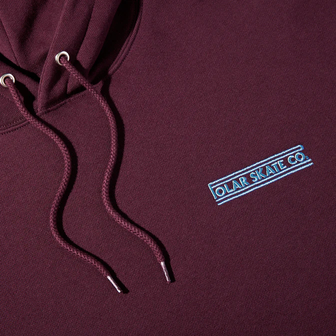 Sudadera Dave Hoodie | Stretch Logo - Dark Wine