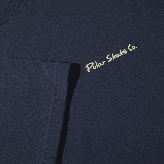 Camiseta Polar Skate Co Tee | Faces - New Navy