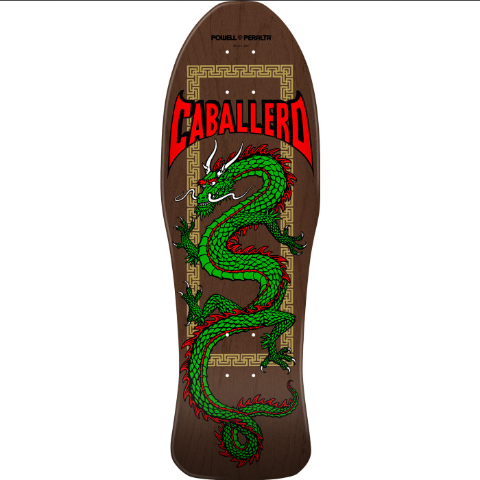 TABLA POWELL PERALTA CABALLERO CHINESE DRAGON BROWN STAIN 10 X 30