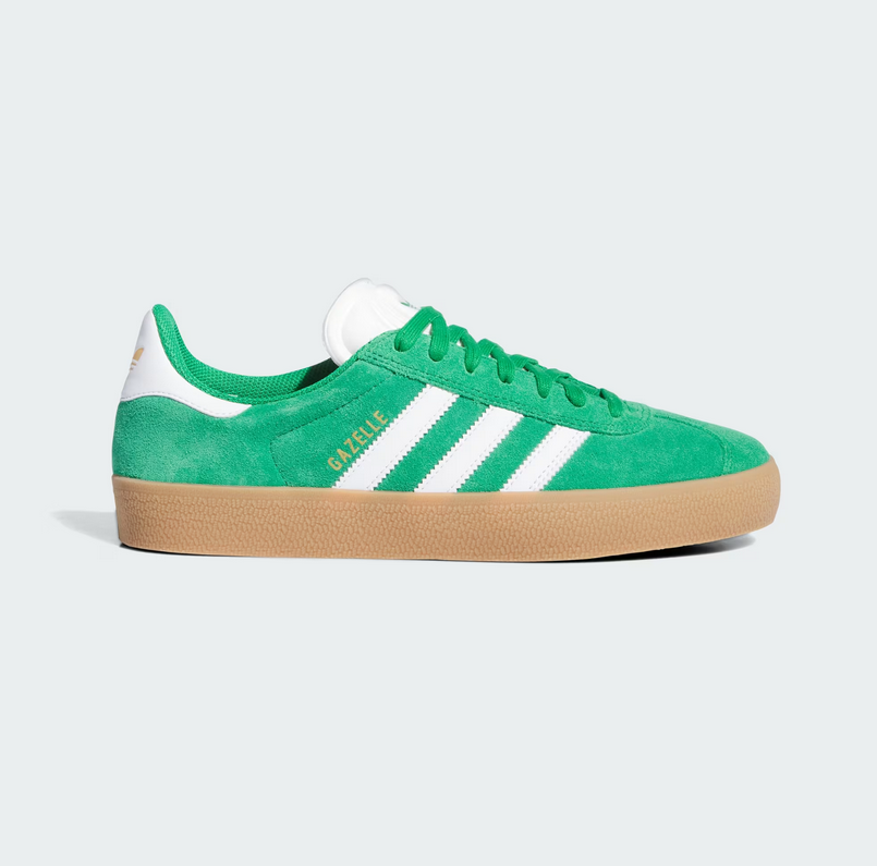 Zapatillas Adidas Gazelle Adv Green / Cloud White / Gold Metallic – Devil  Skate Shop