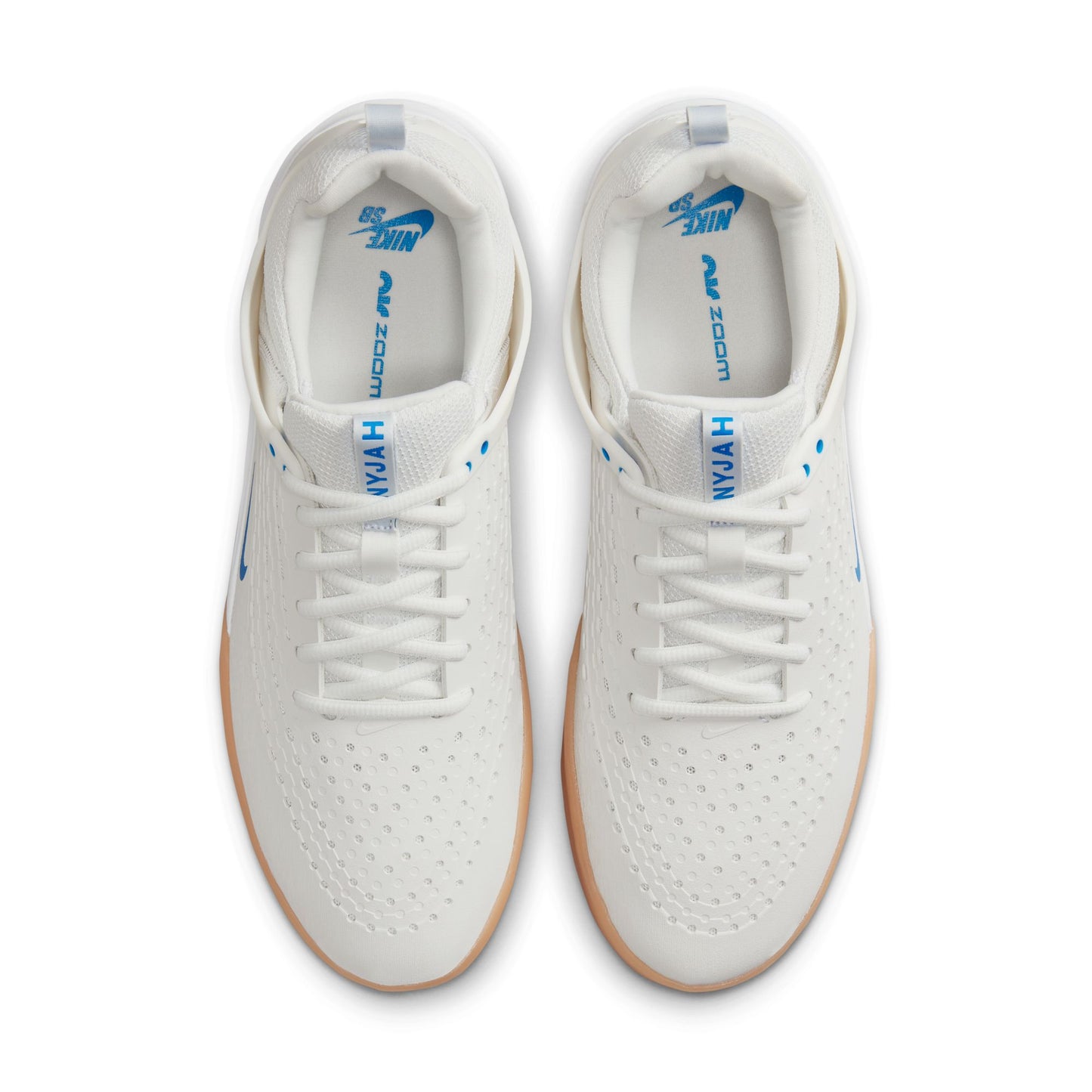 Zapatillas Nike SB Zoom Nyjah 3 Blanco cumbre/Blanco cumbre/Blanco/Azul foto