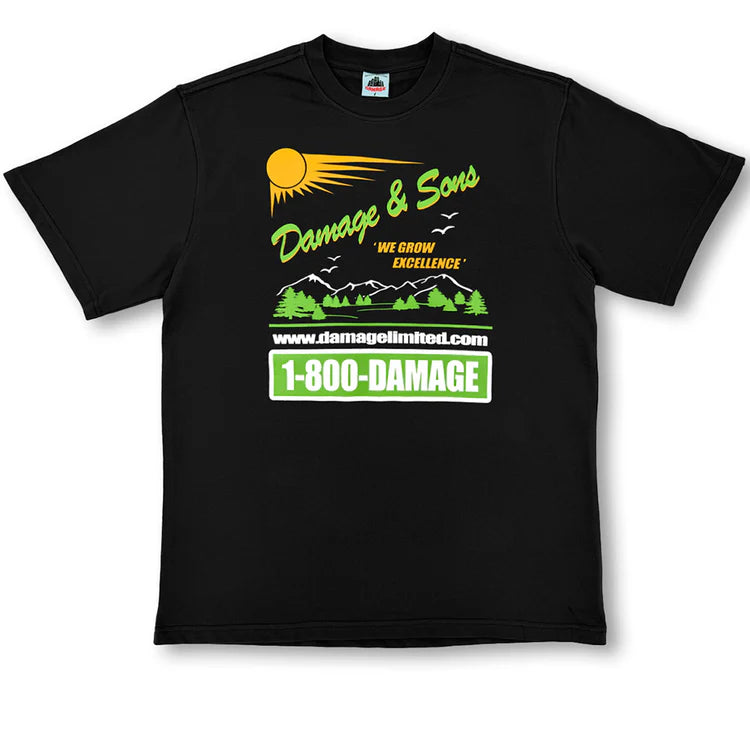 Damage - Landscapers Tee Black