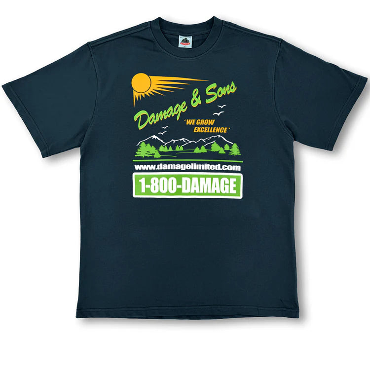 Damage - Landscapers Tee Navy