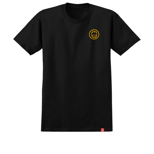 Camiseta Spitfire Classic Swirl Tee Blk/Gold Spitfire