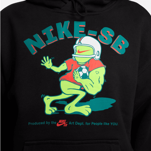 Sudadera NIKESB  con capucha de skateboard de tejido Fleece FQ2196-010 | Unisex Textil Tops | BLACK