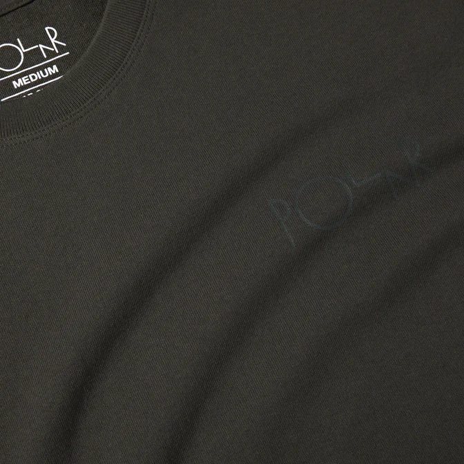 Camiseta Polar Skate co Tee | Stroke Logo - Dirty Black