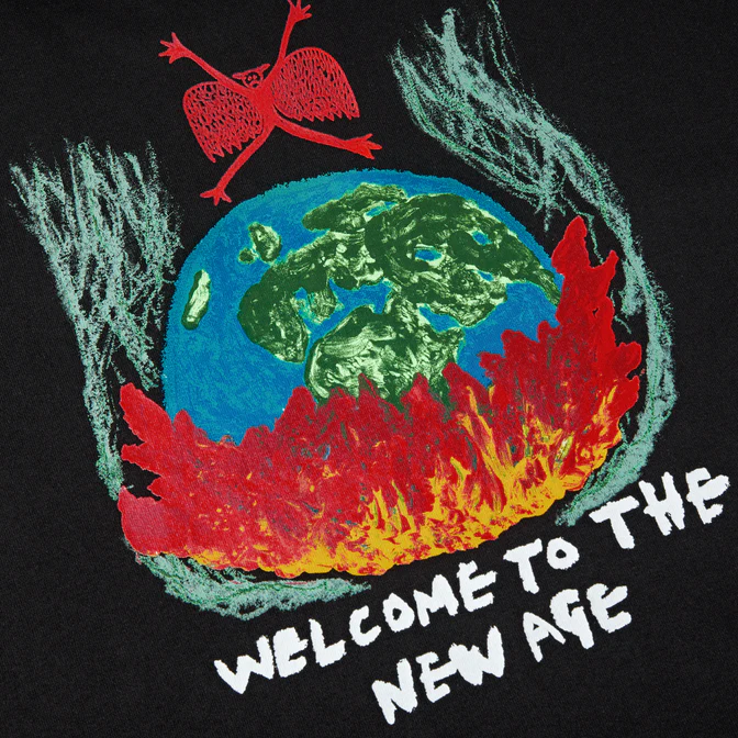 Camiseta manga larga LS Tee | Welcome To The New Age - Black