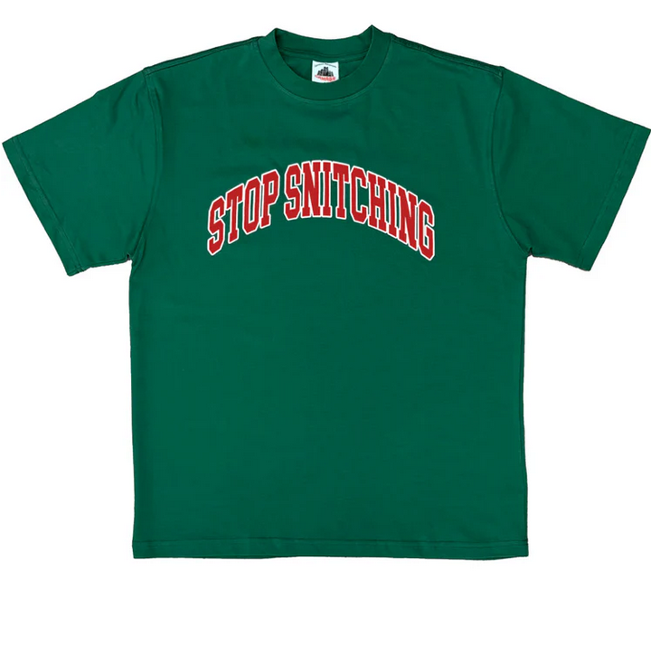 Camiseta Damage Snitch Tee Pine Green Damage