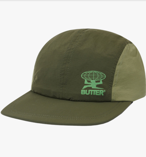 Gorra butter goods cap 4 panel nylon (army/sage)