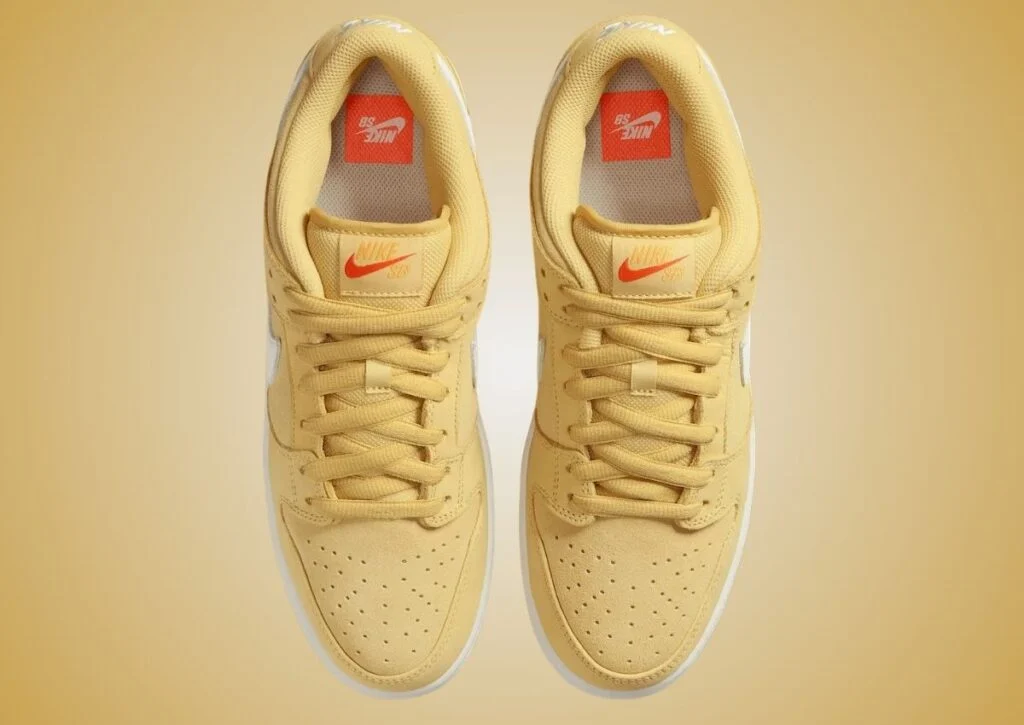 Zapatillas Nike SB Dunk Low Pro Saturn Gold/Sail-Solar Flare-Gum Light Brown-Safety Orange