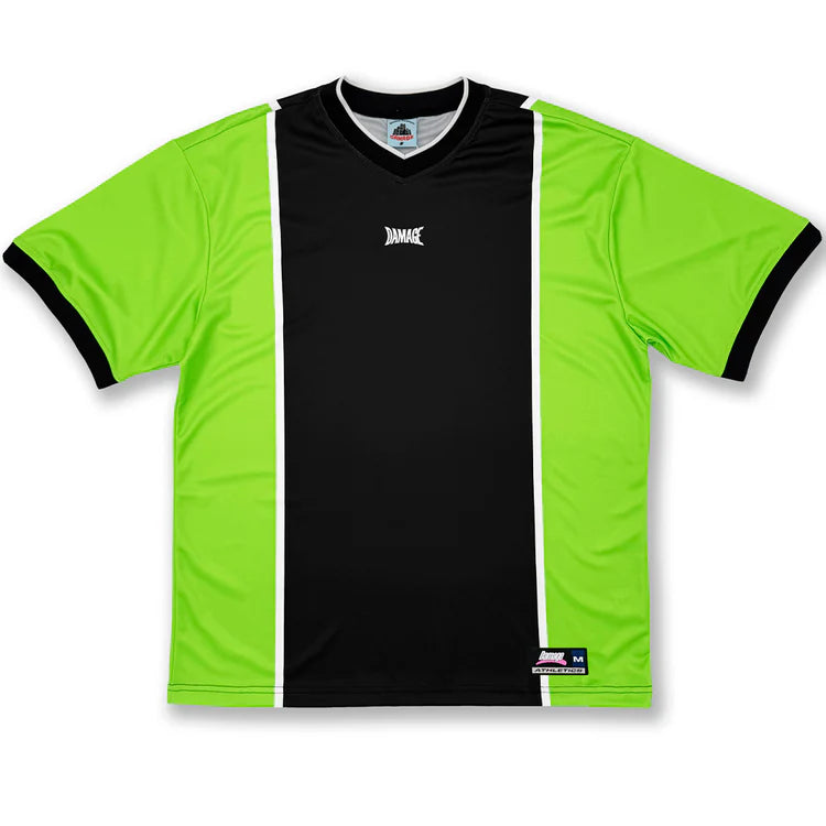 Damage - Athletic Jersey Black & Lime