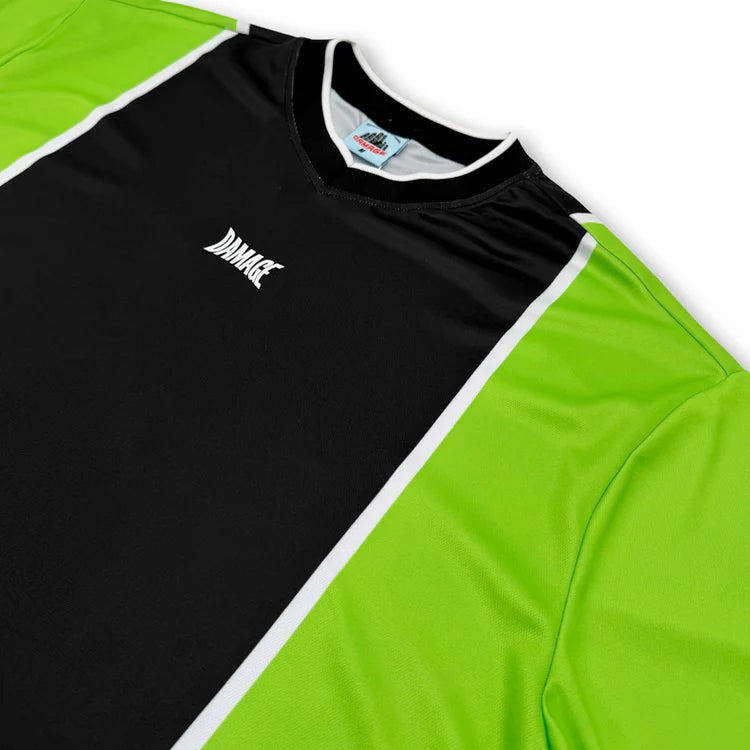 Damage - Athletic Jersey Black & Lime