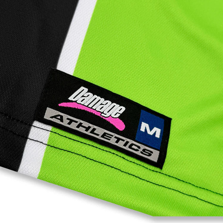 Damage - Athletic Jersey Black & Lime